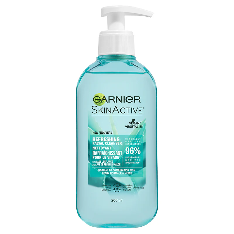 garnier aloe refreshing gel wash