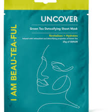 UNCOVER GREEN TEA DETOXFYING SHEET MASK