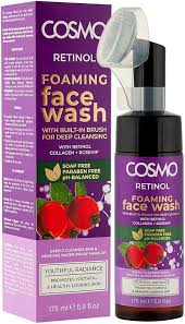 COSMO FOAMING FACE WASH WITH BRUSH(RETINOL)