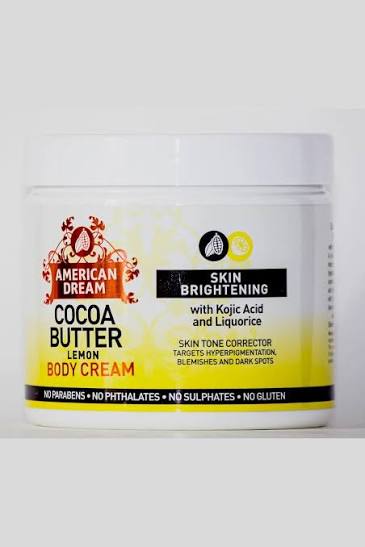American dream  body cream